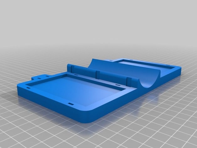 quad hp-adaptateur vidéo usb moniteur post mount bureau de omdl openscad 3D print model - Mito3D