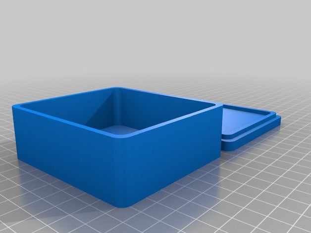 round rect box lid enclosure 875x80mm 30h 3d printing 3D print model - Mito3D