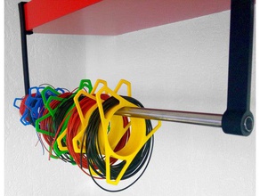 wire spool organizer organization dispenser electronics 3d print model - Mito3D