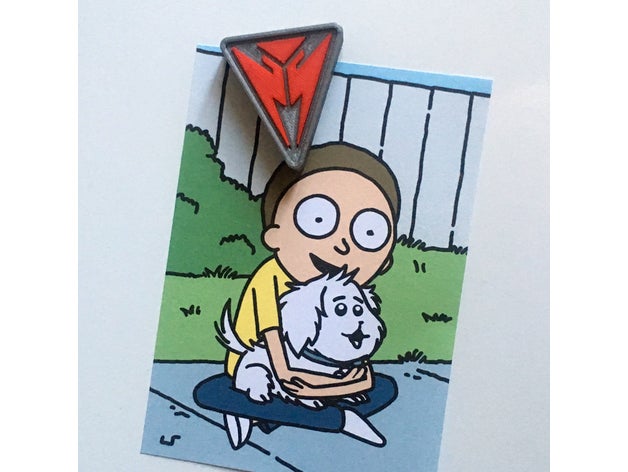 rick & morty un aimant de réfrigérateur l'organisation Le logo 3d dessin animé colorfabb cr-10 creality dasfilament fanart fan art les aimants pour galactique fédération logos l'aimant magnétique smith rickandmorty rickmorty sanchez signes 3D print model - Mito3D