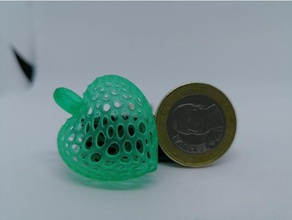 heart pendant dlp sla accessories 3d print model - Mito3D