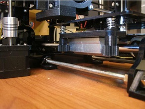 Bett-Nivellierung mit Stellrad 3d Drucker Zubehör 3d-Drucker mods anet a6 Bett überladebrücke startt Rändelschraube ein Rändelrad tronxy xy-100 3d print model - Mito3D