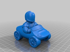 spacex var starman masa oyuncağı tamir edildi oyuncaklar ve oyunlar araba elon musk Şahin misk roadster alanı uzay gemisi tesla oyuncak araç 3d print model - Mito3D