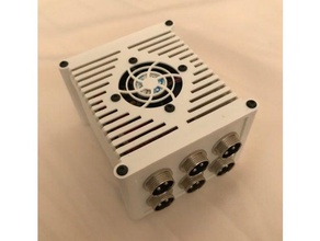 arduino uno + cnc shield custodia ventola interna l'elettronica box caso 3d print model - Mito3D