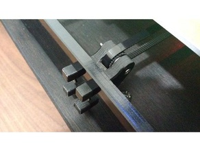 y belt tensioning modification anet a8 3d printer accessories 3d print model - Mito3D