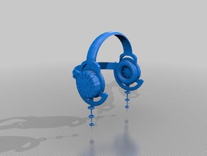 auriculares de dj mi tarea La impresión en 3d 3d print model - Mito3D
