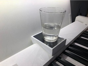 piano per una tazza musica 3d print model - Mito3D