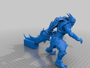 tryndamere La impresión en 3d 3d print model - Mito3D