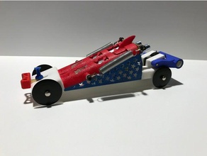 co2 pinewood derby car mechanical toys cub scouts 3d print model - Mito3D