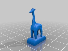 la jirafa juegos y juguetes novato 3d print model - Mito3D