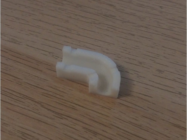 cavo angolo titolare organizzazione di clip la gestione dei cavi 3D print model - Mito3D