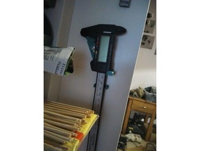 caliper hanger tool holders & boxes calipers holder bracket digital 3d print model - Mito3D