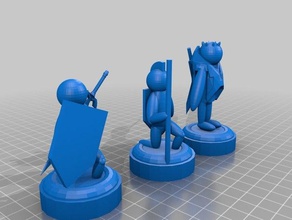 pedaços 2 6 12 A impressão 3d coolyeah jogos tampo de mesa 3d print model - Mito3D