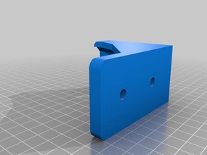 carriage bolt bracket parts mounting 3d print model - Mito3D