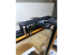 cr 10 rail tool holder 3d printer accessories cr-10 organization tools top 3d print model - Mito3D