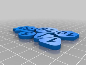 saúde tokens brinquedo & acessórios para jogos experiência de cuidados bater ps multiverso pontos sentinelas sotm tracker xp 3d print model - Mito3D
