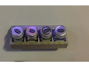enamel rack tool holders & boxes holder model paint 3d print model - Mito3D