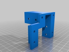 left tevo tarantula brace replacement parts 3d print model - Mito3D