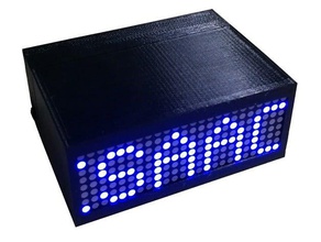 led matrix display 8x24 electronics 3d print model - Mito3D