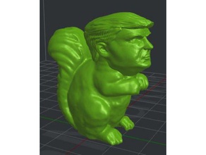 trump squirrel models 3d print model - Mito3D