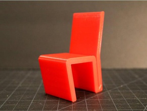 frank gehry side chair easy edges model furniture cardboard cnc wiggle 3d print model - Mito3D