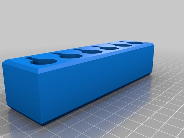 toool practice lock rack tool holders & boxes 3D print model - Mito3D
