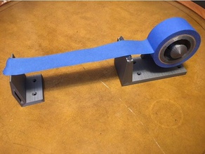cinta de corte Impresora 3d accesorios azul la pintores printbed adhesión impresión cama con estampado puede cambiar tamaño redimensionables rodillo pegajoso el dispensador rollo rodillos rool titular 3d print model - Mito3D