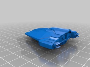 elite peligrosa víbora de la marca 3 vehículos élite elitedangerous nave espacial juego video 3d print model - Mito3D