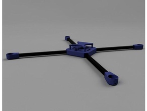 simple quad design r c vehicles 3d print model - Mito3D