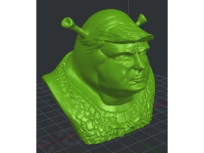 trump shrek models character 3d print model - Mito3D