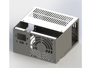 la caja de alimentación electrónica caso poder fuente cubierta suministro 3d print model - Mito3D