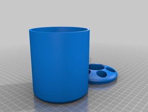suporte da escova de dentes organização caso 3d print model - Mito3D