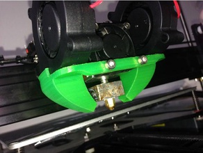 greatest fan duct yet 3d printer parts dual blower cooling mount tevo tarantula 3d print model - Mito3D