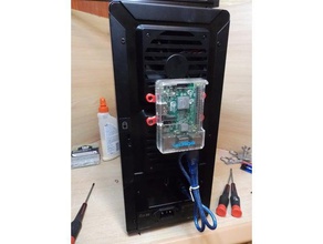 raspberry pi monte mediasonic gabinete eletrônica 3d print model - Mito3D