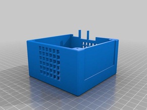 gamecube lid vented electronics 3d print model - Mito3D