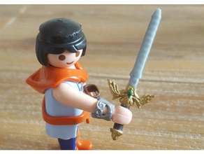 playmobil zelda master sword toy & game accessories 3d print model - Mito3D