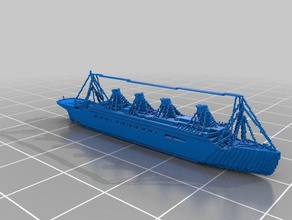minecraft titanic 2 vehículos de 3d print model - Mito3D