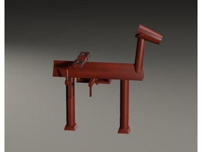la tortura triangolo in legno cavallo sculture 3d print model - Mito3D