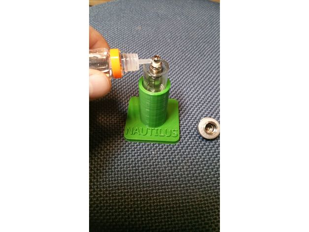 nautilus titular llenado de líquido ayuda el manejo líquidos pie reagenzglas halter testtube vape 3D print model - Mito3D