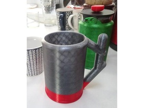 Kaffeemaschine-Kaffee-Kanne-Halter 3d-drucken - Kaffeemaschine ausgestattet Kaffee-Kanne Kaffee-Topf 3d print model - Mito3D