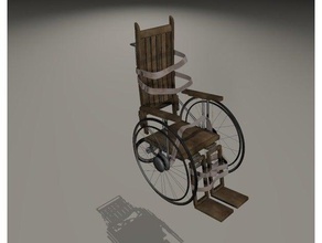 tekerlekli sandalye antika işaretler ve logolar 3d print model - Mito3D