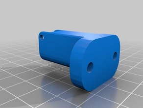 8mm rod vertical holder bracket 2020 alu profile 3d printer accessories 3d print model - Mito3D