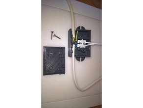 caja de empalme 2 cables herramientas 3d print model - Mito3D