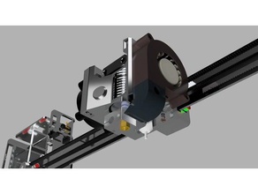 hephestos 2 - e3d bltouch bqsensor mount bowden 3d printing bq sensor inductive hotend carriage 3d print model - Mito3D