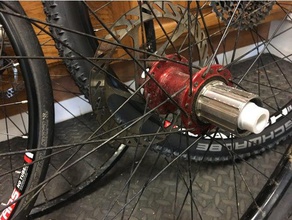axle spacer endcaps hope pro 2 evo rear hubs sport & outdoors bicycle hub wheel bike 3d print model - Mito3D