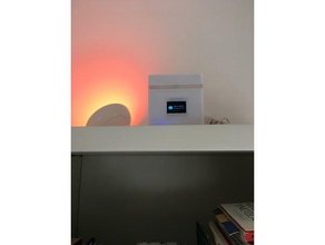 la luce di casa l'elettronica amica arduino box caso colore dht22 esp8266 l'umidità led soggiorno lolin lampada notte notturna nodemcu oled il sensore temperatura lavorazione 3d print model - Mito3D