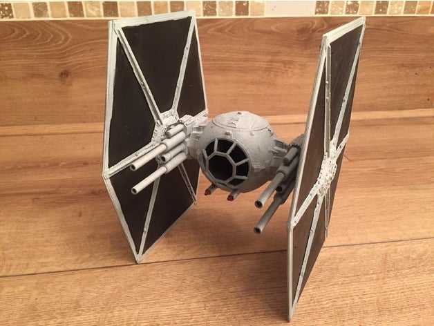 starwars empate artillero pesado modelos rogue uno de star wars la fuerza despierta caza tie 3D print model - Mito3D