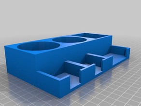 einfache desktop-organizer office 3d print model - Mito3D