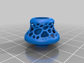 esquelético bulbosa vape ponta de gotejamento driptip mod partes 3d print model - Mito3D