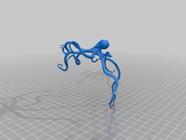 octopus-monster Skulpturen 3D print model - Mito3D